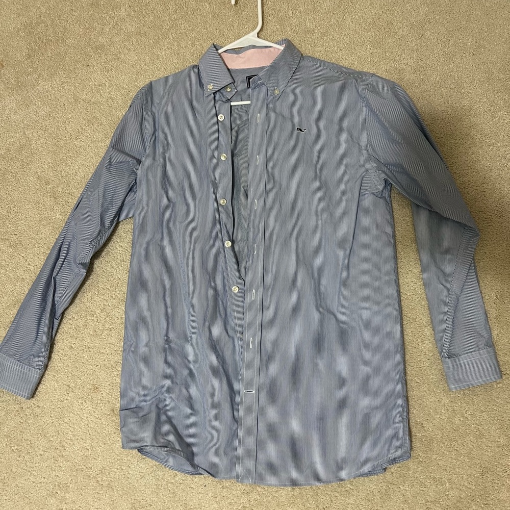 S Vineyard Vines Button Up Dress Shirt